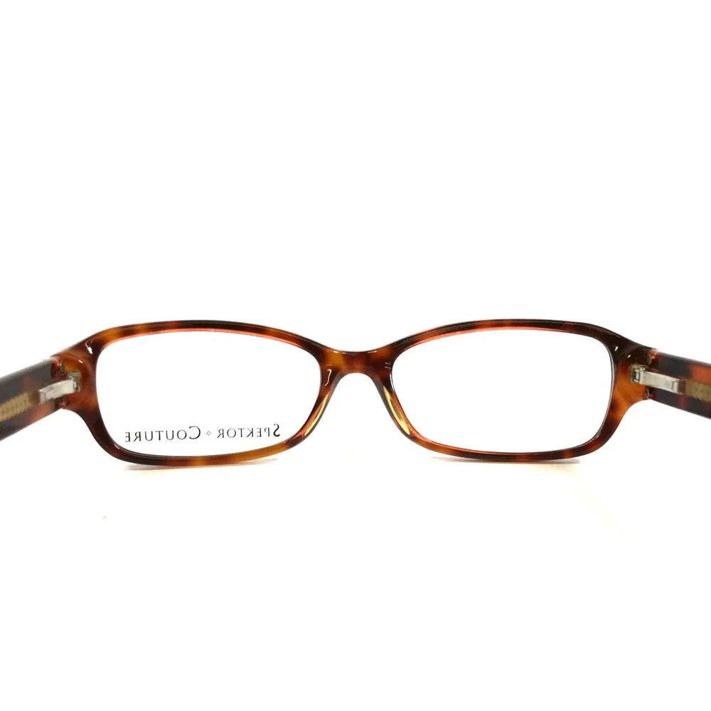Spektor Couture Eyeglasses Frames 922 TORT Tortoise Rectangle Full Rim 52-16-140